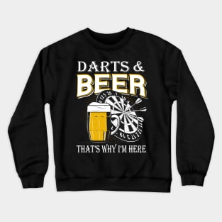 Darts and Beer Crewneck Sweatshirt